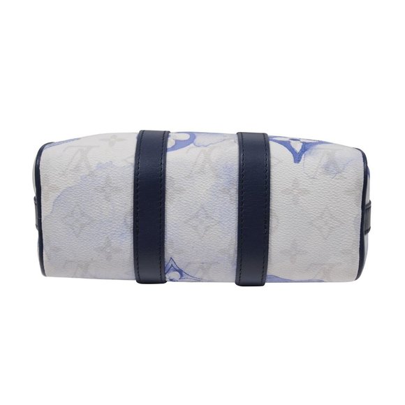 Louis Vuitton Keepall Bandouliere XS Duffle Bag Blue Watercolor M45761 - Picture 10 of 16